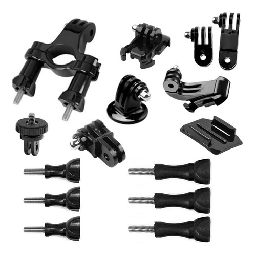 Kit De 15 Accesorios Para Camara Accion Deportiva Universal