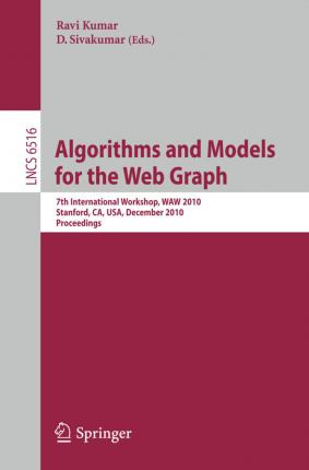 Libro Algorithms And Models For The Web-graph : 7th Inter...