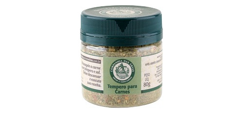 Kit 3x: Tempero Para Carnes Companhia Das Ervas 80g