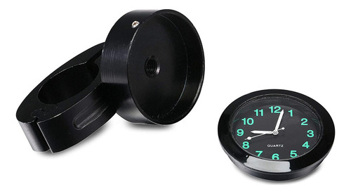 3 Reloj De Manillar De Motocicleta, Mini Reloj Digital A