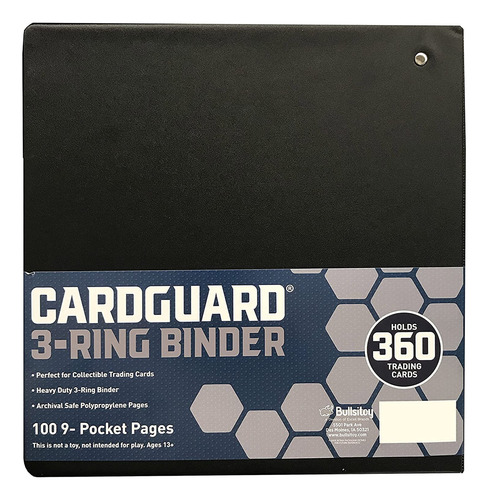 Cardguard Carpeta De Tarjetas Prémium De 3 Anillos De 3 PuLG