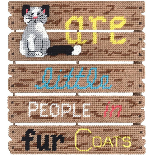 Janlynn Cats Are Pallet-ables Plastic Canvas Kit