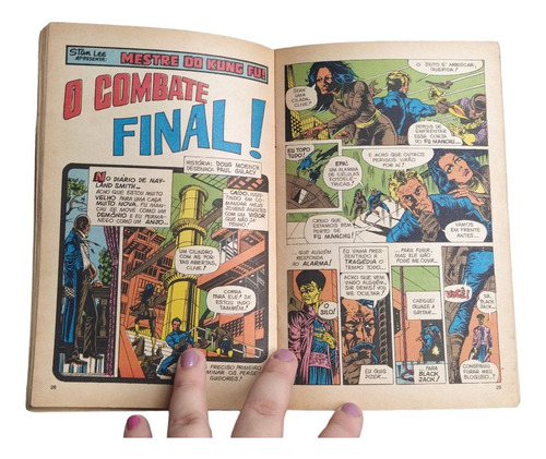 Gibi Hq Mestre Do Kung Fu Ed. Bloch Nº 20 - Anos 70 (Usado)