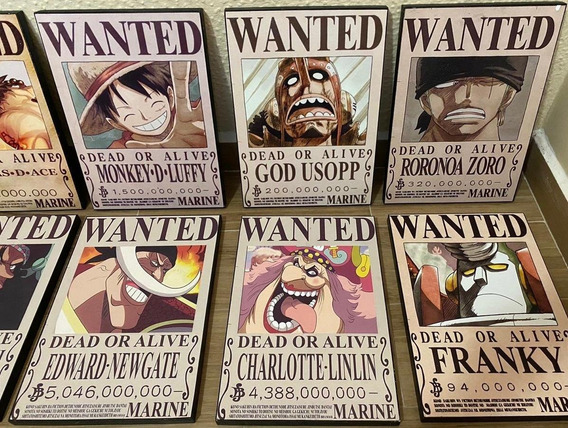 Cuadro Decorativo One Piece Carteles Recompensa Mercado Libre Cuadro Decorativo One Piece Carteles Recompensa Mercado Libre
