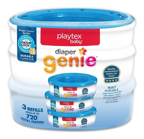 Playtex Diaper Genie Refills Bolsas De Repuesto 810 Unidades