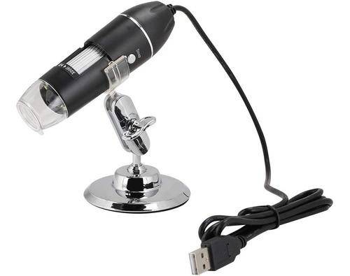 Microscopio Digital Usb 1600x Luz Led Soporte Reparacion Ho