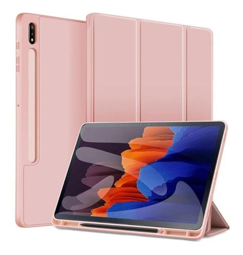 Funda Smart Cover Con Portalápiz Para Galaxy Tab S7 Fe 