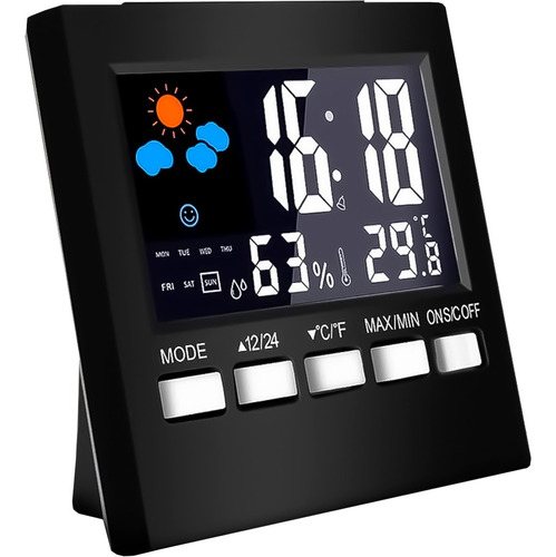 Reloj Despertador Digital Con Calendario Temperatura - Otec