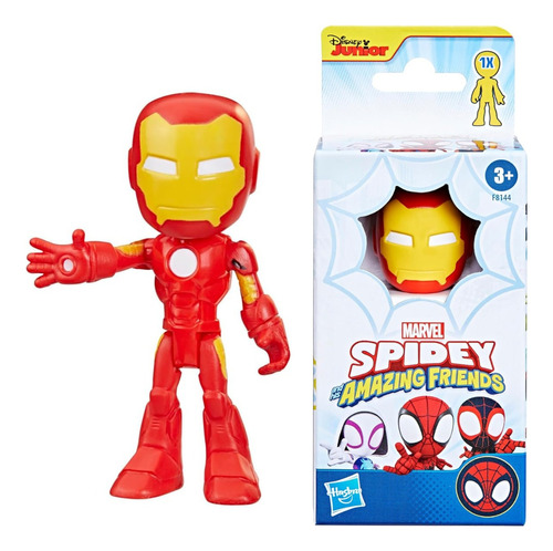 Spiderman Spidey Iron Man Morales Figura 10cm Marvel Hasbro