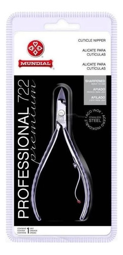 Alicate De Cutícula Inox Original Mundial Profissional 722