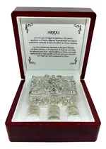 Comprar Arras Matrimoniales Plata Pura .999 Estuche Caoba
