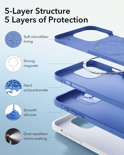 Funda De Teléfono Er For iPhone 16 Con Magsafe, A Prueba De