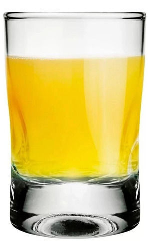 Vaso de zumo Amassadinho 240 ml, kit de 12 unidades, color transparente