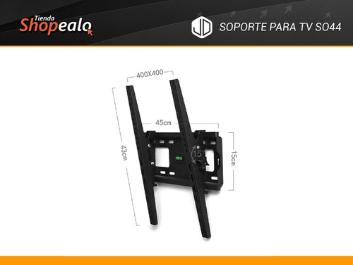 Soporte Fijo Inclinable Para Tv Jd So44 32 A 55 Pulgadas -*