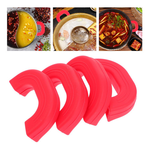 3 X 5x4 Uds. Soporte De Silicona Para Mango 3 Piezas