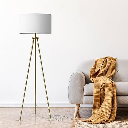 Lámparas De Pie Con Trípode Para Sala De Estar, Lámpara De P