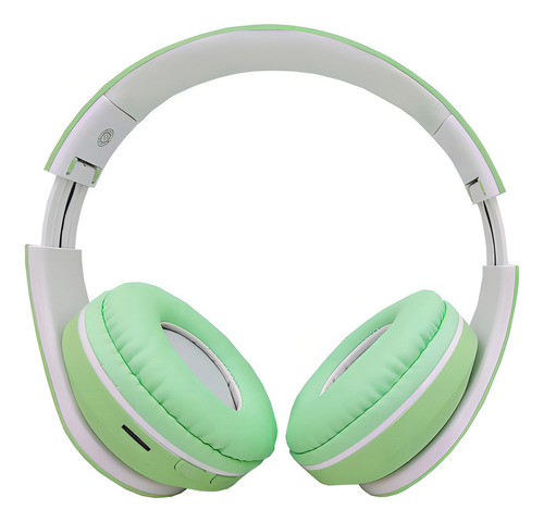 Fone De Ouvido Bluetooth Led Headphone Sem Fio Tws Stereo Cor Verde