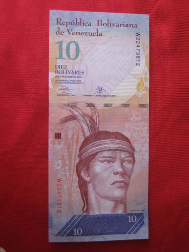 Venezuela 10 Bolívares 29 De Octubre 2013