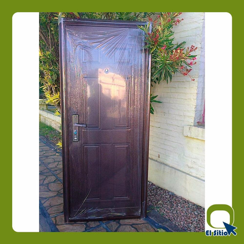 Puerta Semiblindada Imp.s/madera 13 Trancas+accesorio Envios