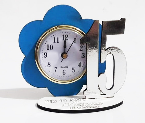 35 Souvenir Reloj 15 Años 18 40 60 Cumpleaños Fiestas Evento