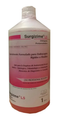 Detergente Penta Enzimático Surgizime L5 X 1 Litro 