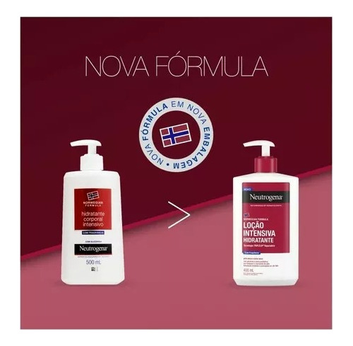 Hidratante Corporal Neutrogena Norwegian S/fragrância, 400ml