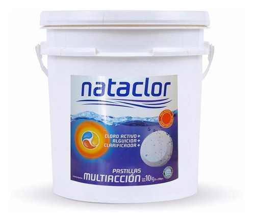 Cloro Para Piletas En Pastillas Multiacción 10kg Nataclor