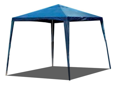Imagem 7 de 10 de Tenda Gazebo Dobrável Sanfonada 3 X 3 M Azul