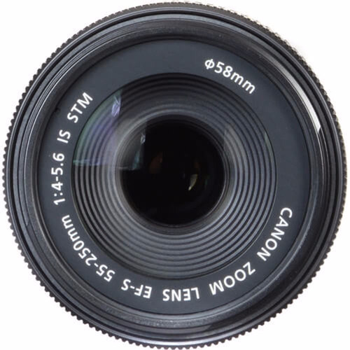 Imagem 6 de 7 de Lente Canon Ef-s 55-250mm F/4-5.6 Is Stm Garantia Canon Nf-e