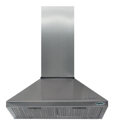 Campana Cocina Piramide 55x50 Cm Acero Led Filtro Motor Turb