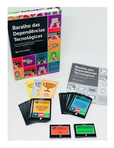  Baralho das Dependências Tecnológicas. Controlando o Uso de  Jogos Eletrônicos, Internet e Aparelho Celular: 9788564468726: Igor Lins  Lemos: Books