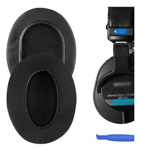 Almohadilla Para Auriculares Sony Mdr-v7 Y Mas, Cuero/negro