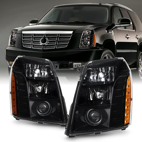 Para Cadillac Escalade Esv Ext 2007-2 Tipo Hid Xenon Negro