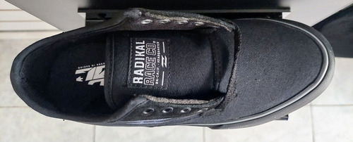 Imagen 6 de 8 de Zapatillas Urbanas Radikal Hook Black- All Motors Online-