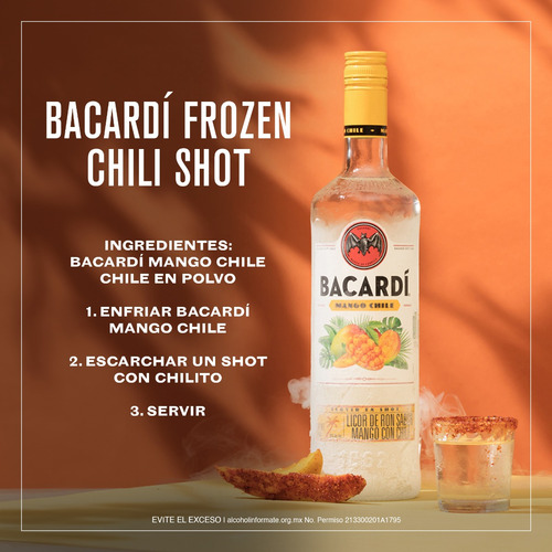 3pack Bacardí Ron Mango Chile, Limón Verde, Raspberry 700ml