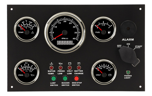 Tacómetro Del Panel De Instrumentos Del Barco, Nivel De Comb