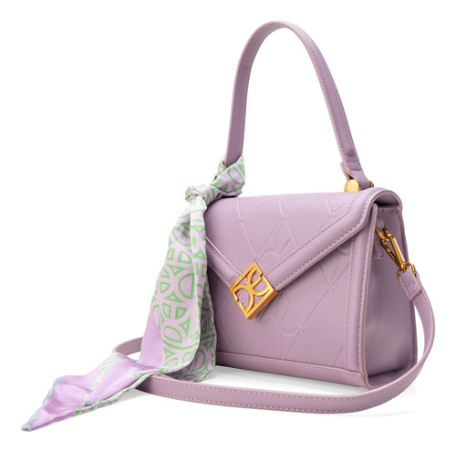 Bolsa Briefcase Cloe Anahila Chico Color Lila