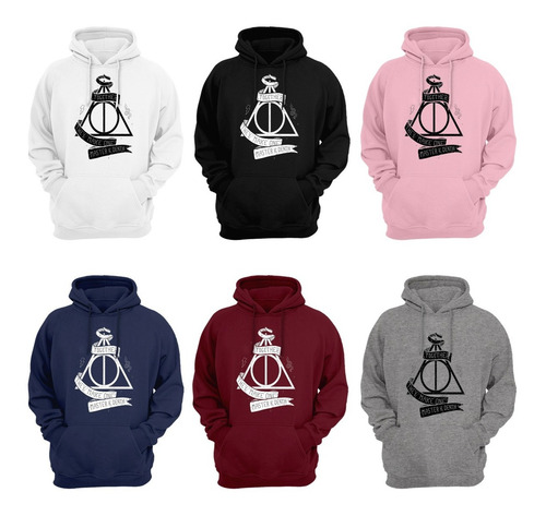 Blusa De Moletom Harry Potter Reliquias Morte Moleton Oferta