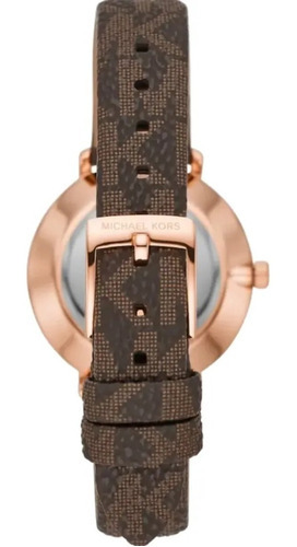 Relógio feminino Michael Kors Mk1036, pulseira de relógio eletrônico, cor de fundo, café, cor branca