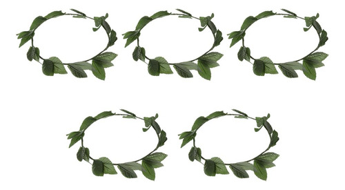 5x Hoja Griega Romana De Laurel Elegante Diadema Banda Para