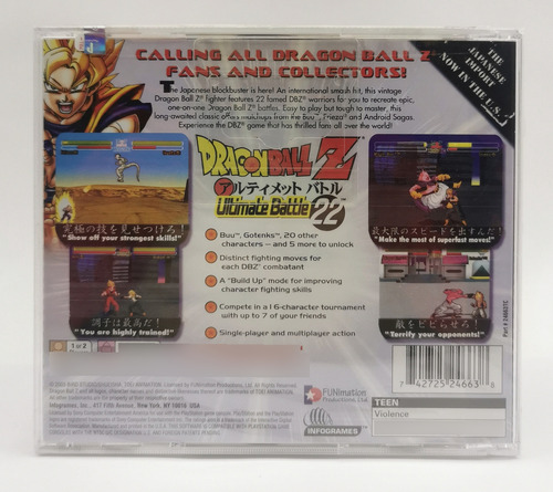 Dragon Ball Z Ultimate Battle 22 Ps1 Nuevo * R G Gallery