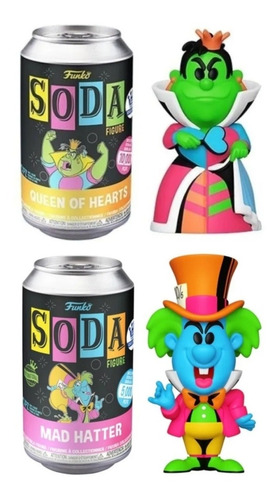 Funko Soda Mad Hatter & Queen Of Hearts, Alice In Wonderland