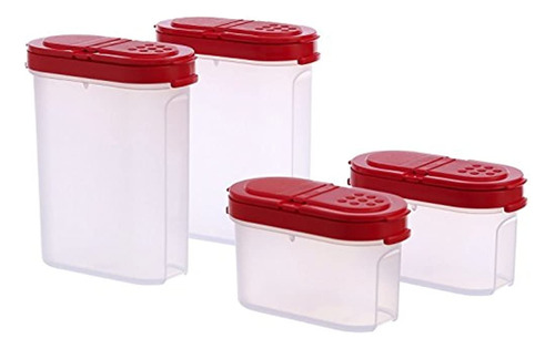 Tp-540-t128 Tupperware Modular Spice Shakers Set Of 4