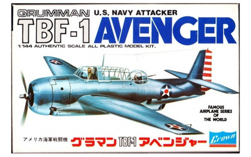 Avion Grumman Tbf-1 Avenger 1/144 Crown