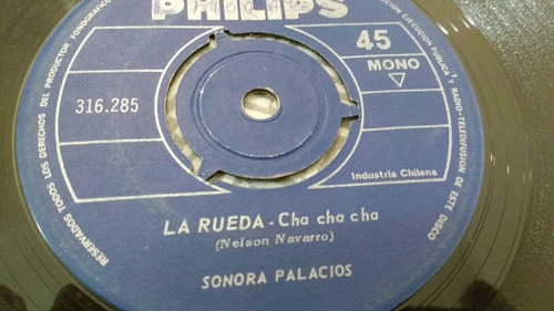 Vinilo Single De La Sonora Palacios La Rueca ( L L115