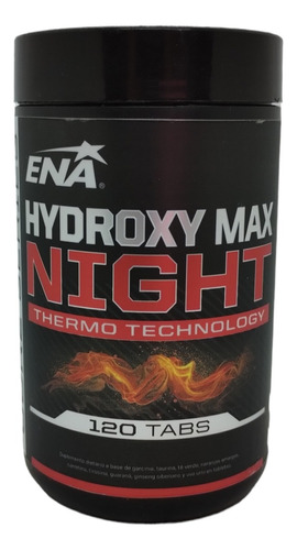 Hydroxy Max Night X120 Tabs. - Ena - Quemador Termogénico