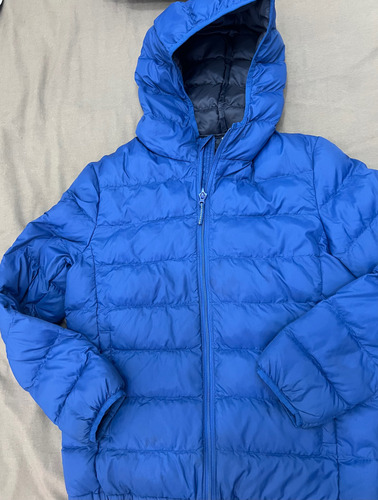 Campera Uniqlo Talle 11-12y Niño Azul Clara/oscuro (Usado)