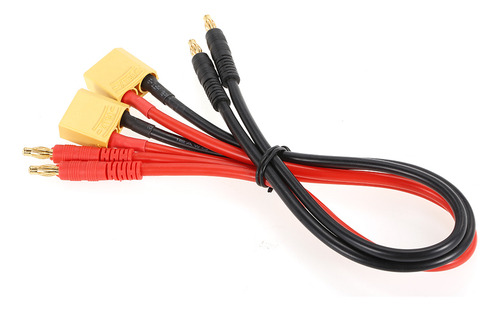 Cable Adaptador Ultra Con Conector Banana Xt90 A 4.0 Macho,