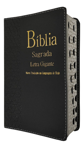 Bíblia Sagrada Ntlh Letra Gigante Com Índice Sbb Capa Preta