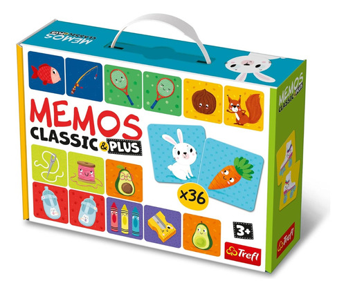 Memoria Infantil Classic & Plus  Juego De Mesa Trefl 02272